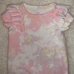 Brand new pink tie-dye NB sleeveless onesie